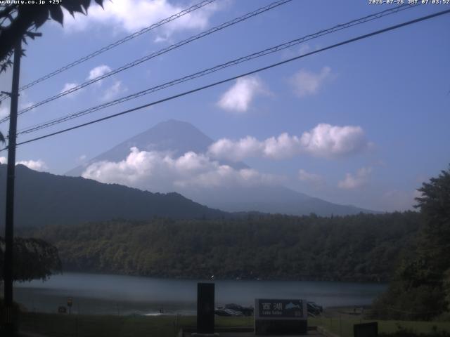 西湖からの富士山
