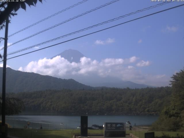 西湖からの富士山