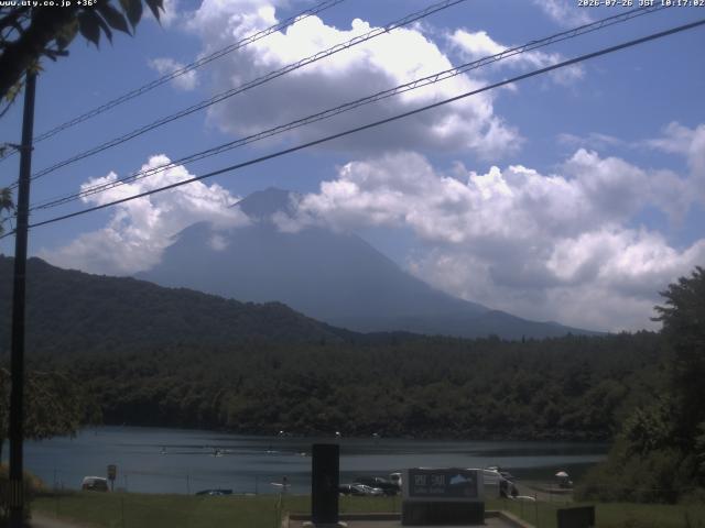西湖からの富士山