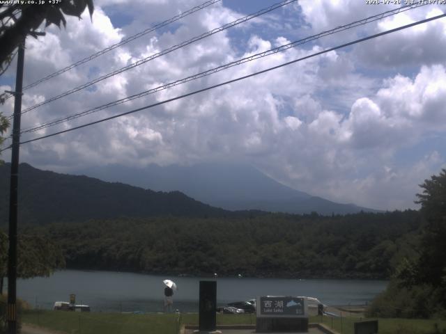 西湖からの富士山