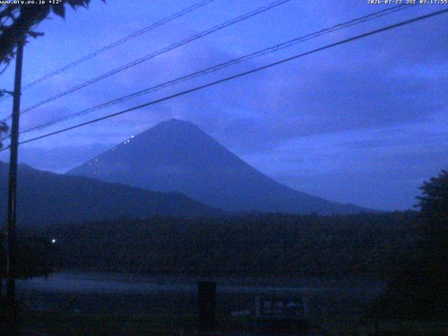 西湖からの富士山