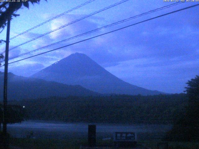 西湖からの富士山