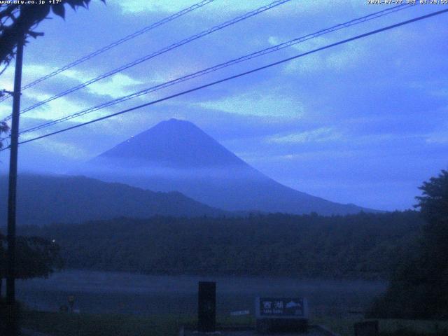 西湖からの富士山
