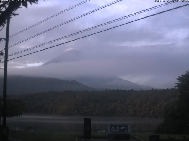 西湖からの富士山