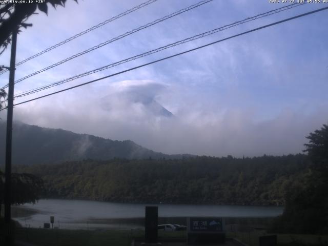 西湖からの富士山
