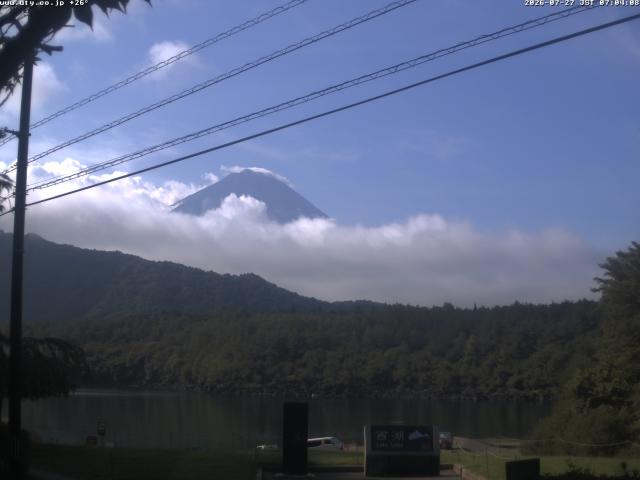 西湖からの富士山