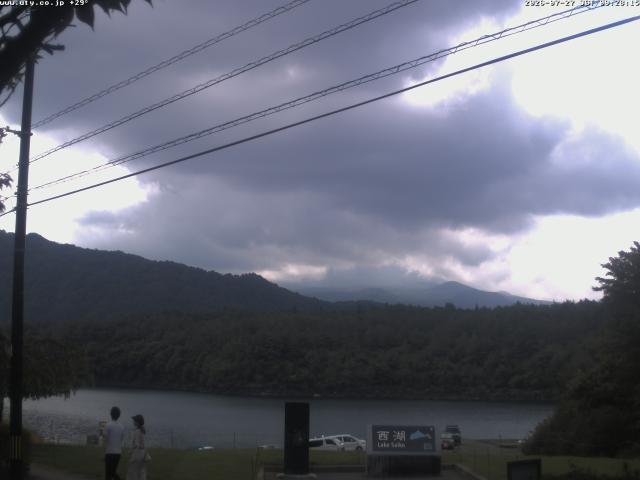 西湖からの富士山