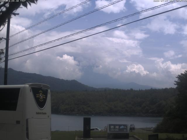 西湖からの富士山