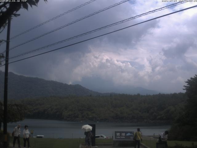 西湖からの富士山
