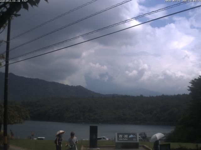 西湖からの富士山