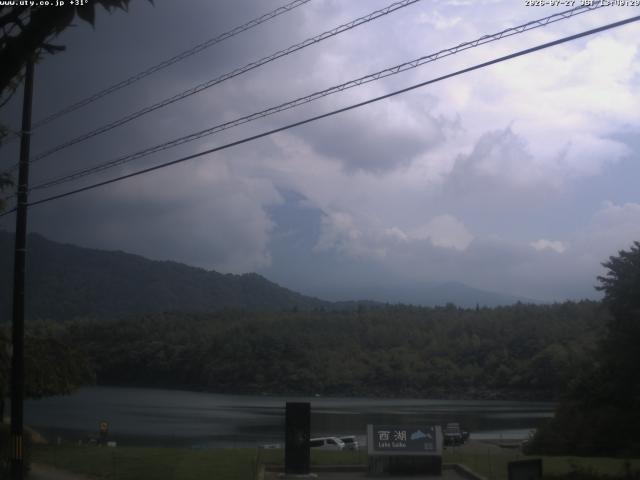 西湖からの富士山