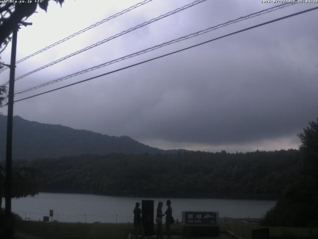 西湖からの富士山