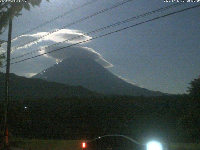 西湖からの富士山