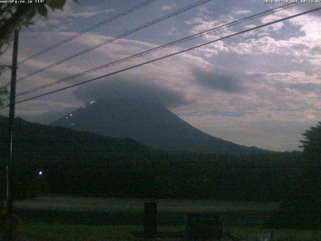 西湖からの富士山