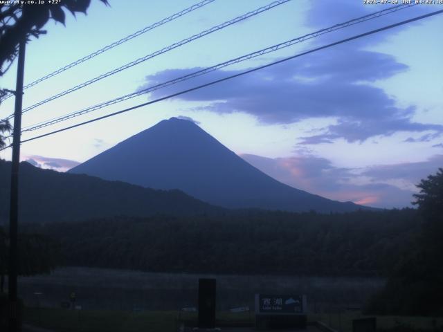 西湖からの富士山