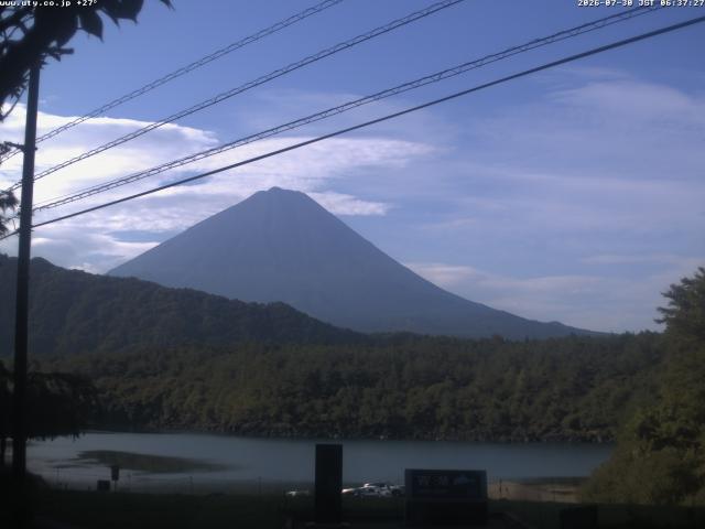 西湖からの富士山
