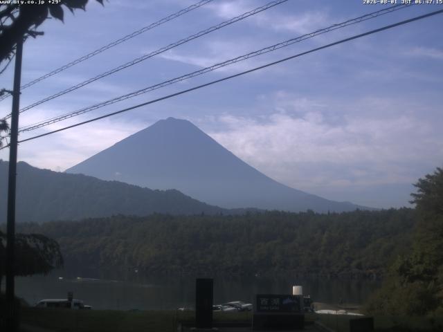 西湖からの富士山
