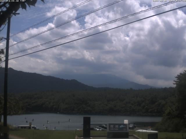 西湖からの富士山