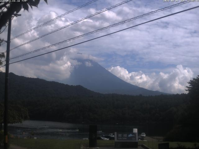西湖からの富士山