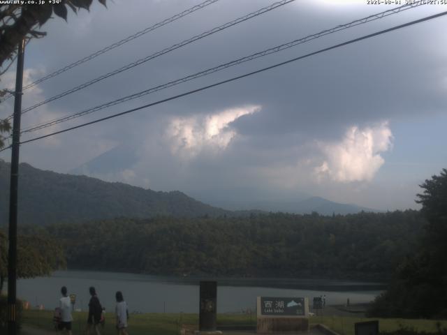 西湖からの富士山