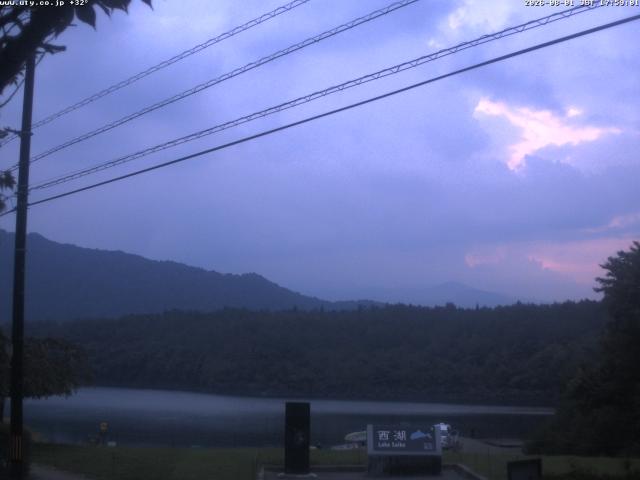 西湖からの富士山