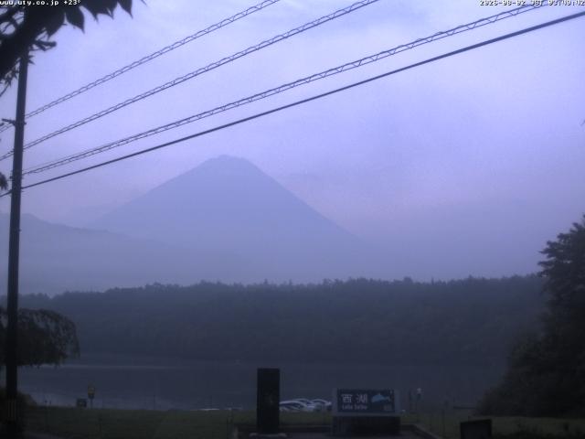 西湖からの富士山