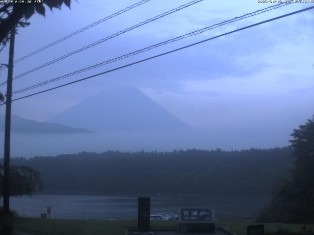 西湖からの富士山