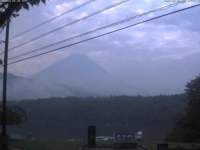 西湖からの富士山