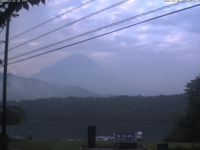 西湖からの富士山