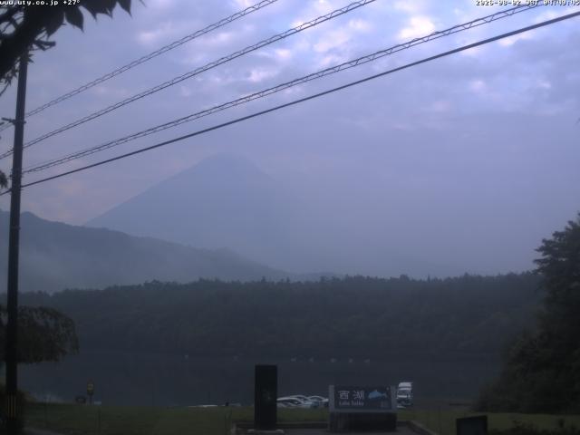 西湖からの富士山