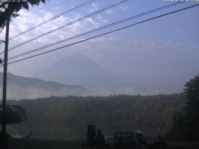 西湖からの富士山