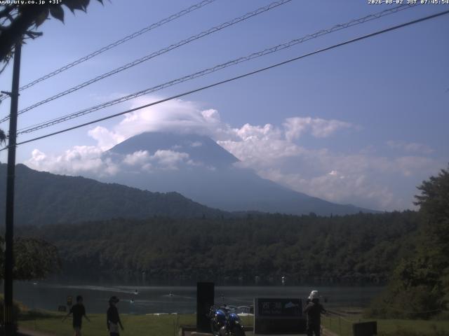 西湖からの富士山