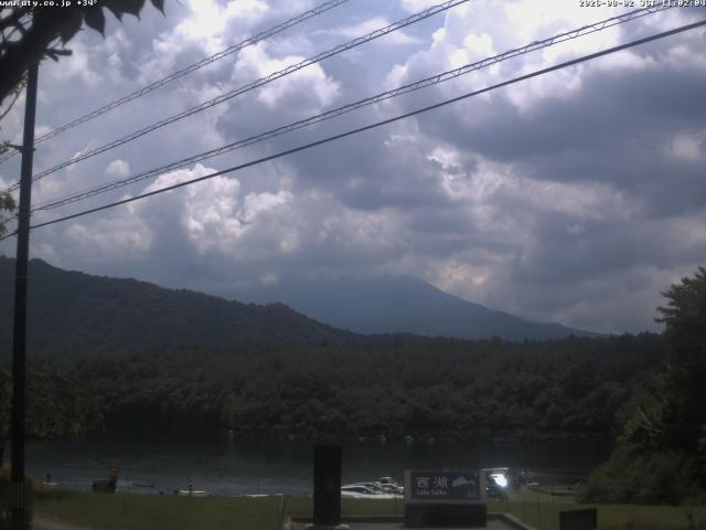 西湖からの富士山