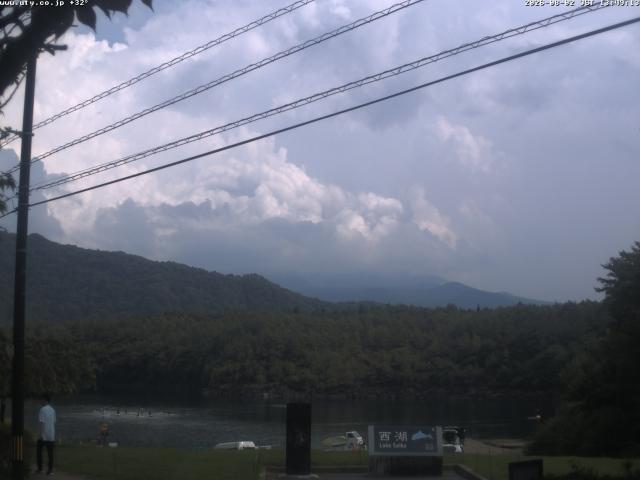 西湖からの富士山