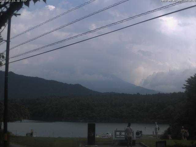 西湖からの富士山