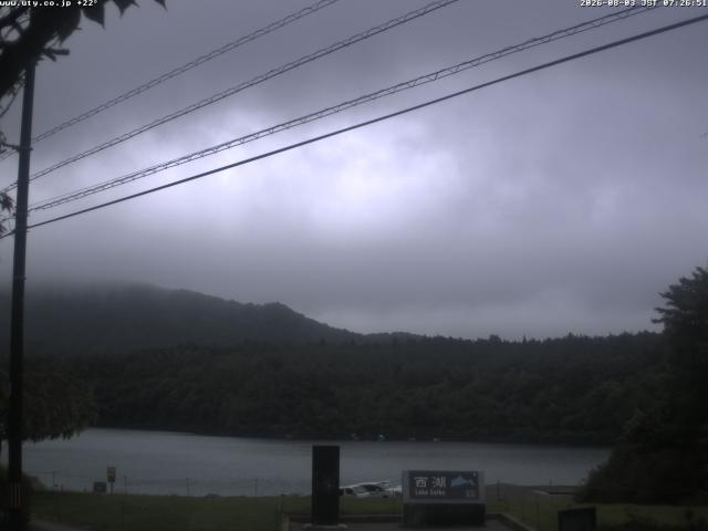 西湖からの富士山