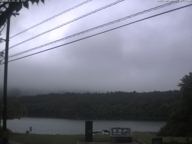 西湖からの富士山