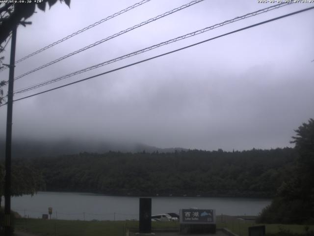 西湖からの富士山