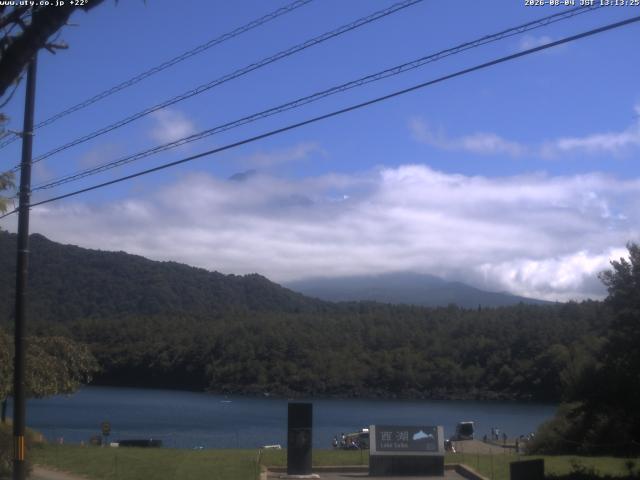 西湖からの富士山