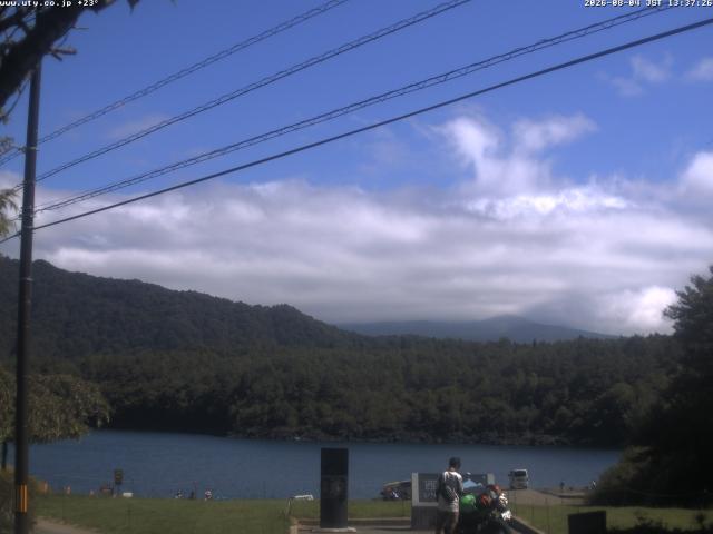 西湖からの富士山