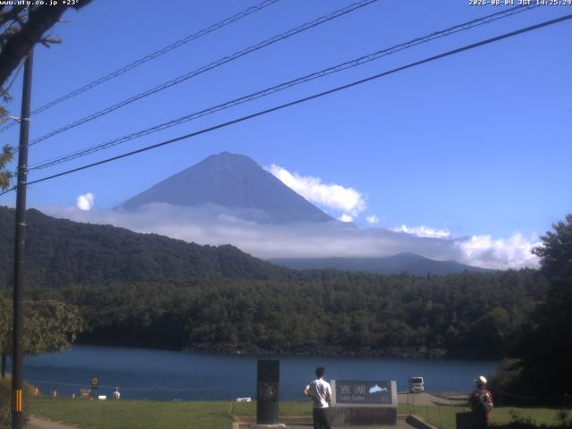 西湖からの富士山