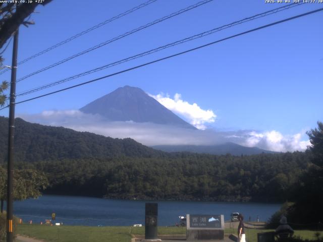 西湖からの富士山