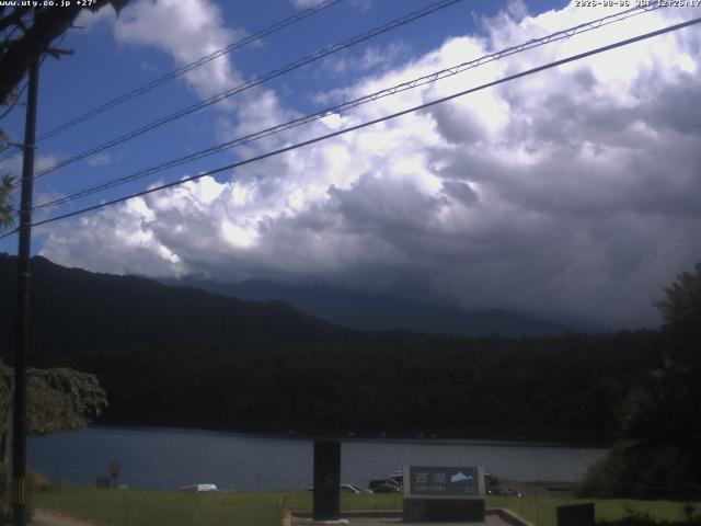 西湖からの富士山