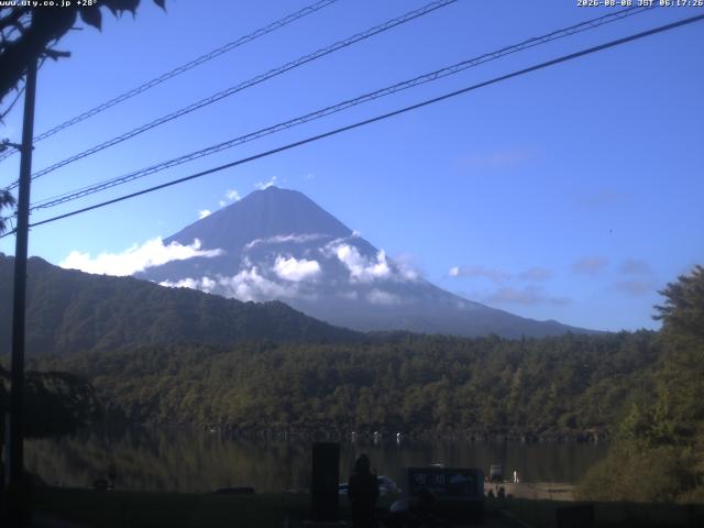 西湖からの富士山
