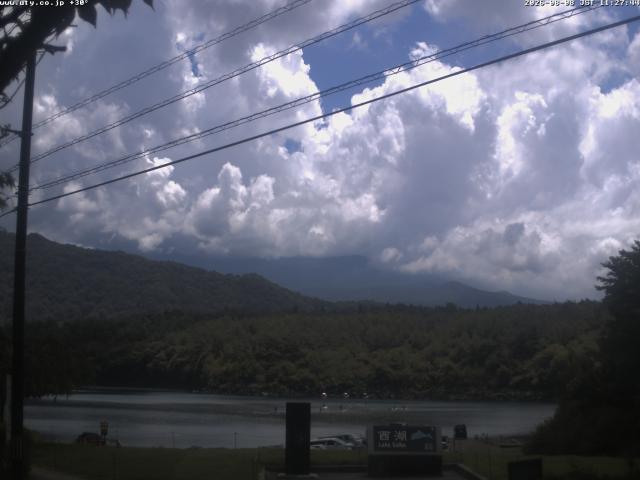 西湖からの富士山