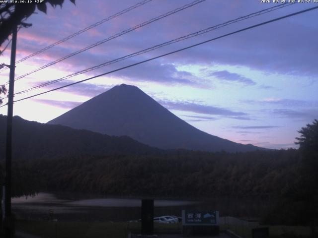 西湖からの富士山
