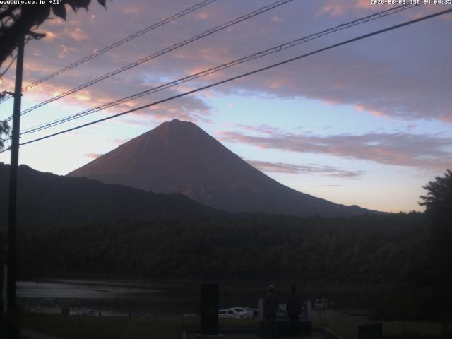 西湖からの富士山