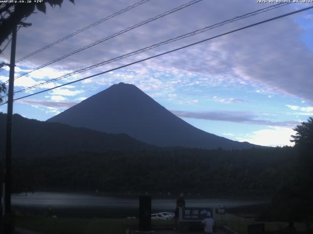 西湖からの富士山