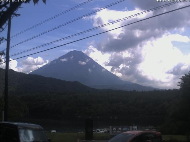西湖からの富士山