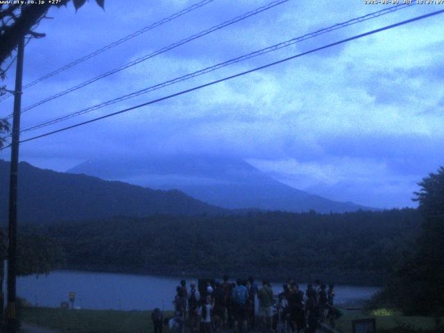 西湖からの富士山
